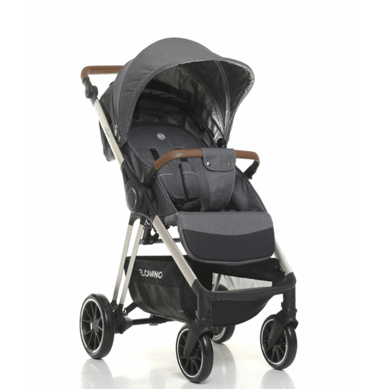 Коляска дитяча ElCamino ME 1071 GALLANT v.2 Graphite