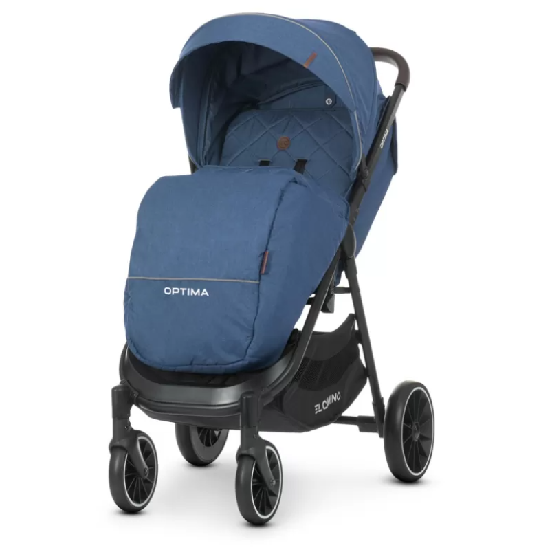 Коляска дитяча ElCamino ME 1083 OPTIMA Navy Blue