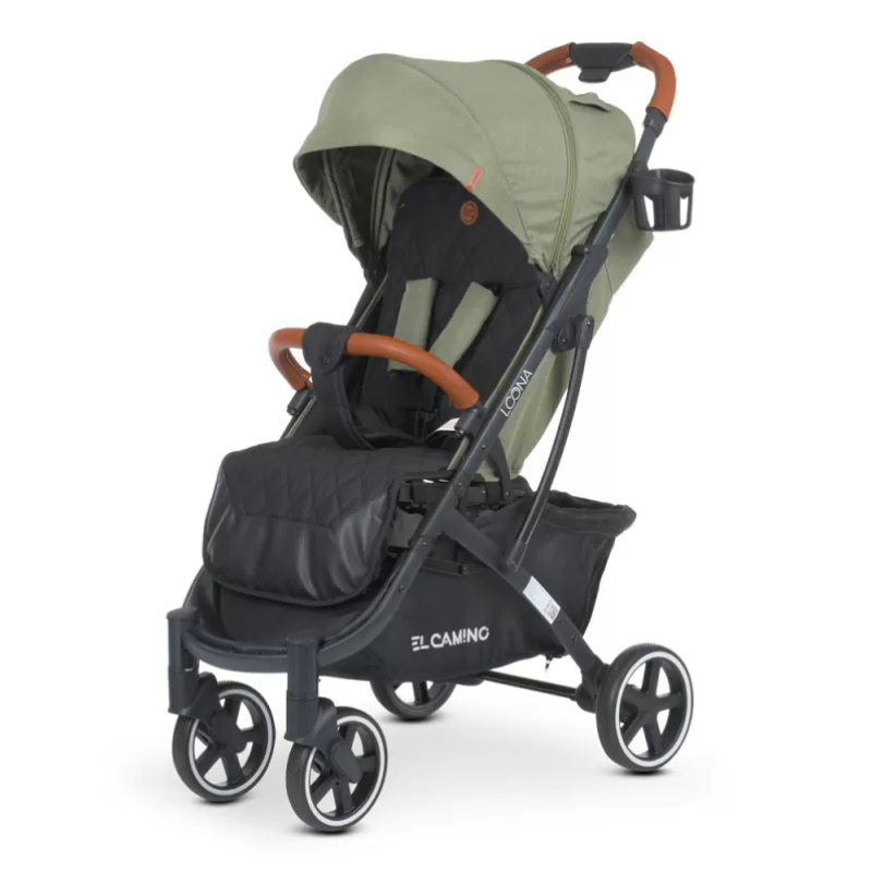 Коляска дитяча ElCamino ME 1090-1 LOONA Olive Green