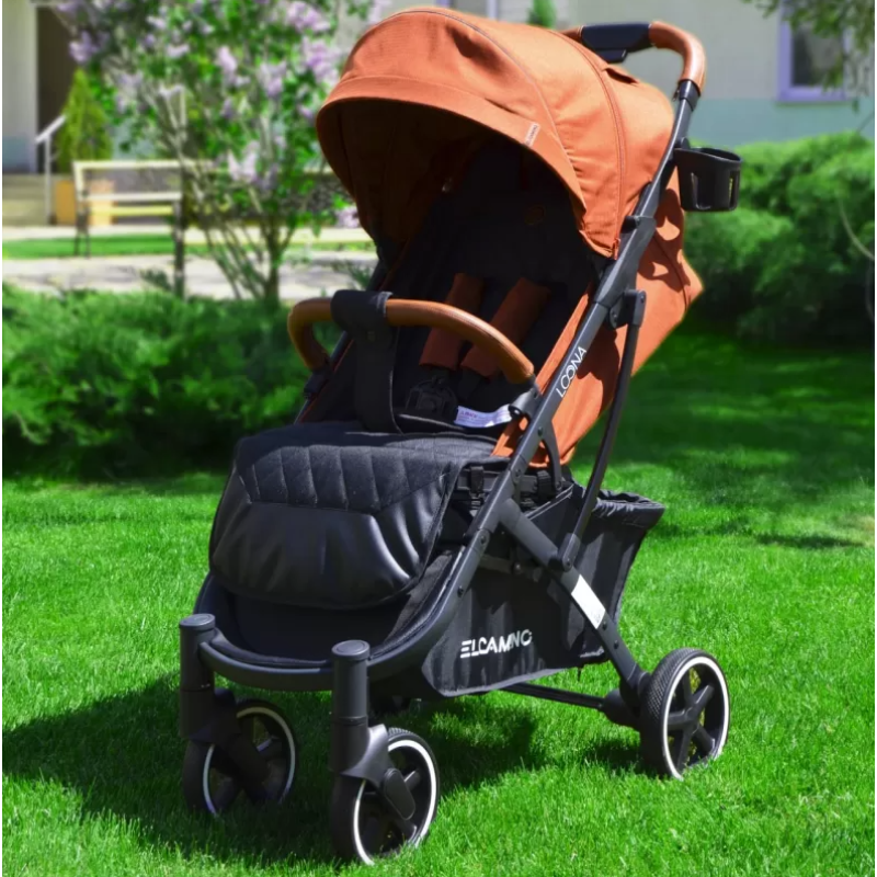 Коляска дитяча ElCamino ME 1090-1 LOONA Rooibos Orange