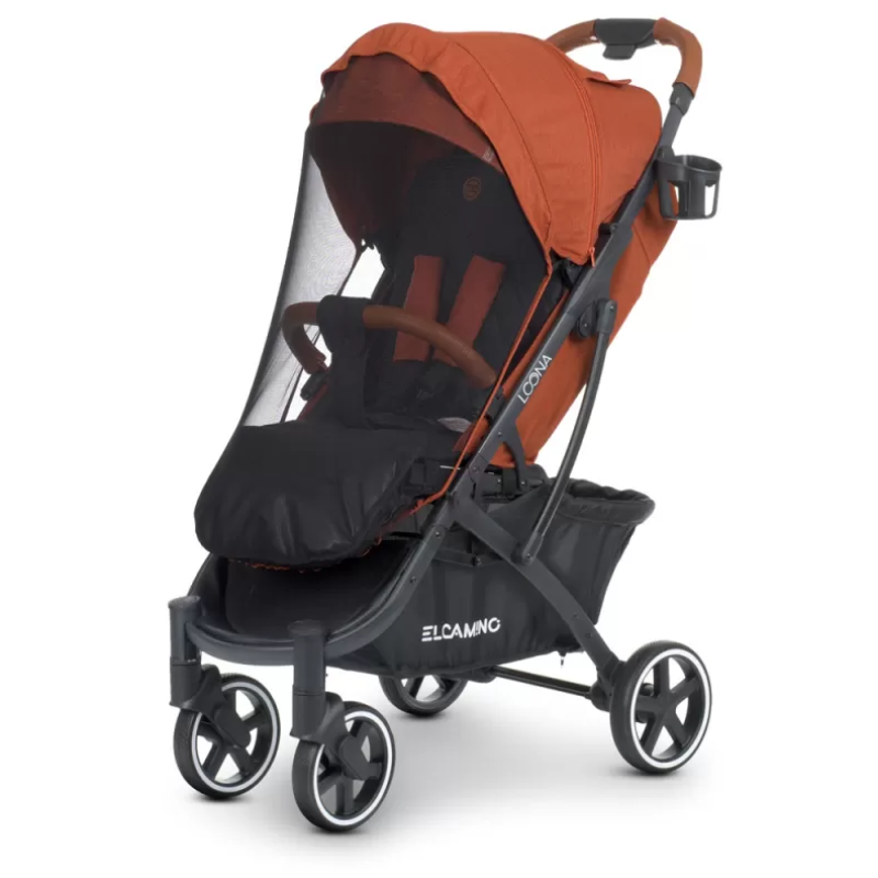 Коляска дитяча ElCamino ME 1090-1 LOONA Rooibos Orange