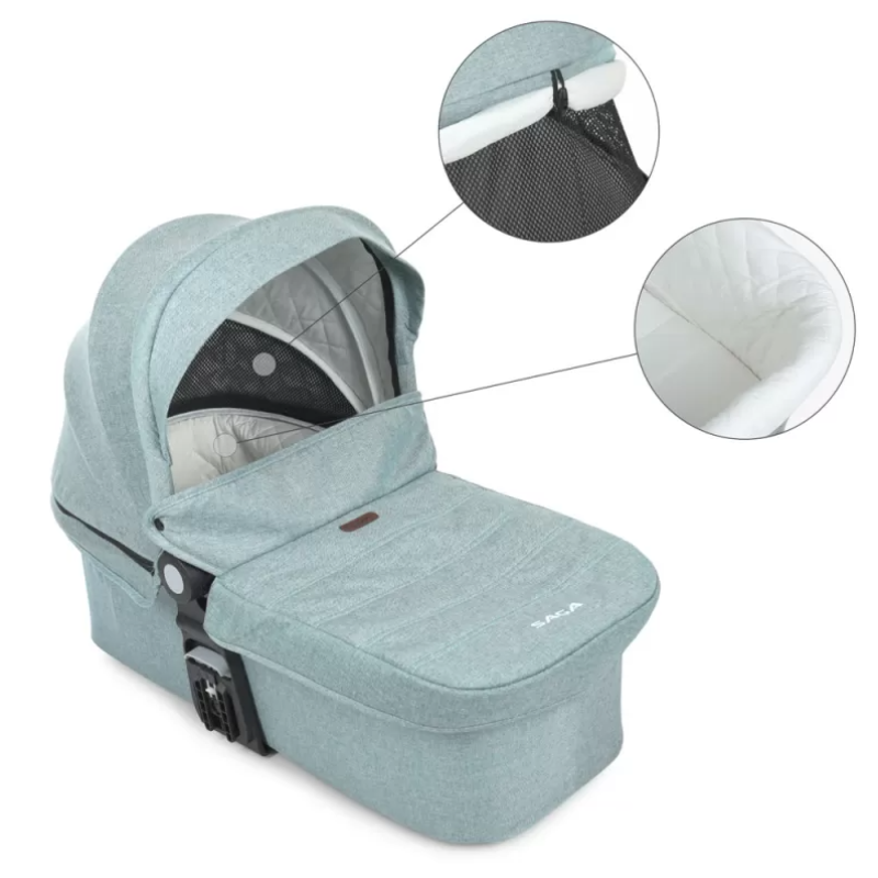 Коляска універсальна 2в1 ElCamino ME 1085 SAGA Denim Ash Blue