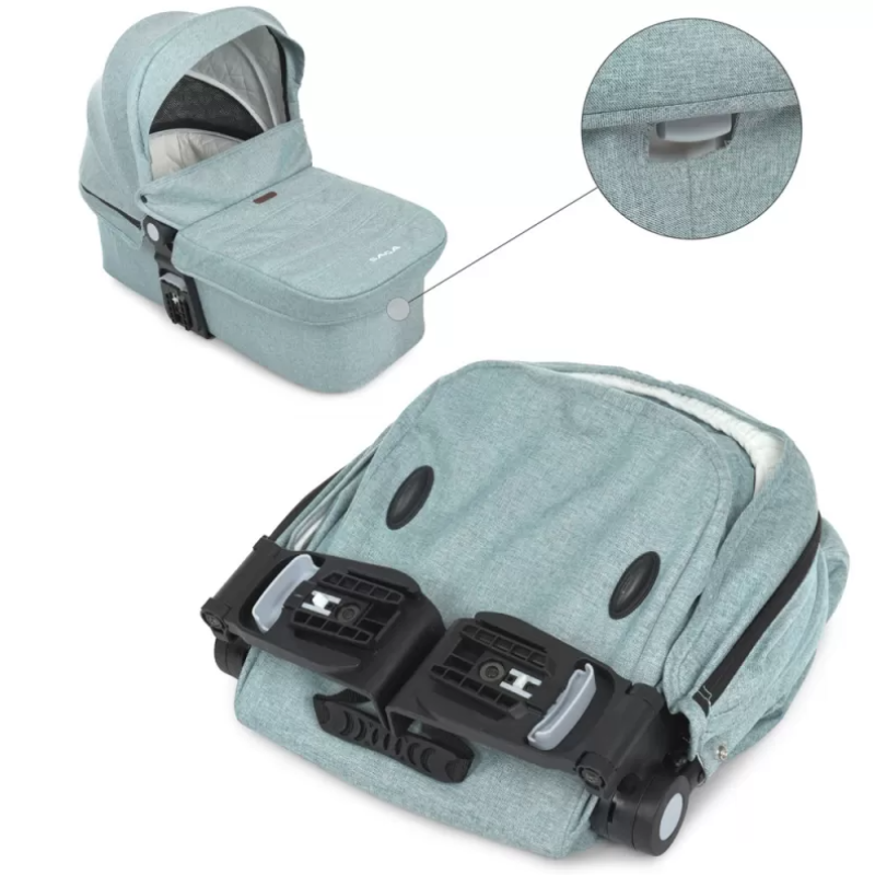 Коляска універсальна 2в1 ElCamino ME 1085 SAGA Denim Ash Blue