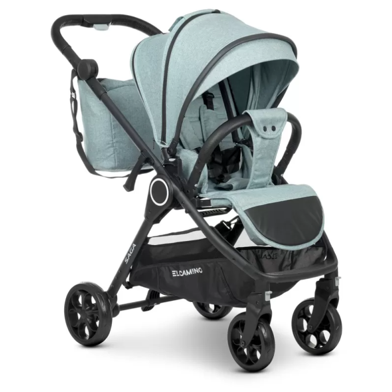 Коляска універсальна 2в1 ElCamino ME 1085 SAGA Denim Ash Blue