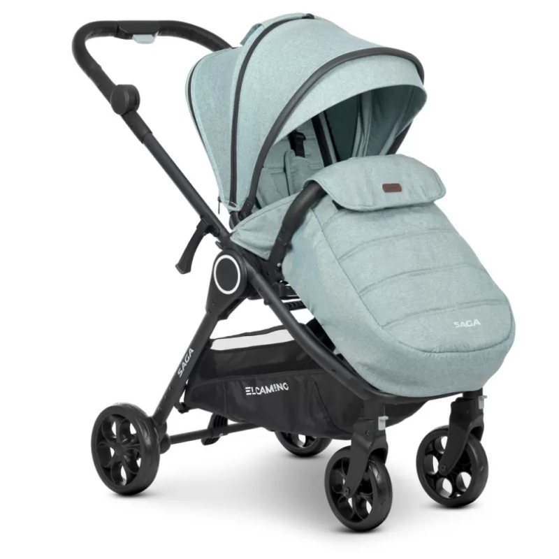 Коляска універсальна 2в1 ElCamino ME 1085 SAGA Denim Ash Blue