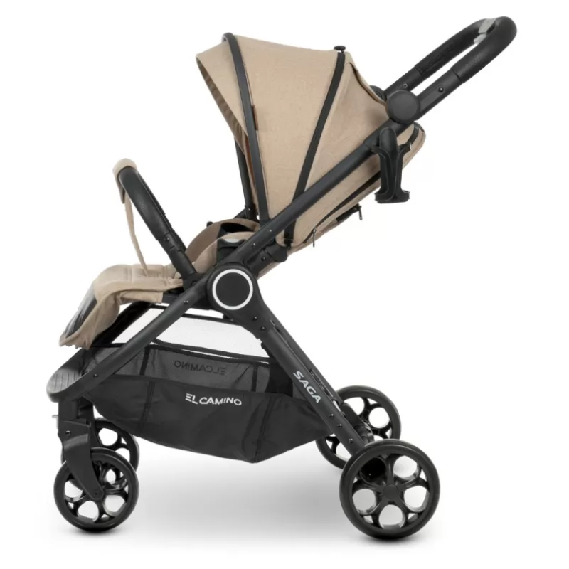 Коляска універсальна 2в1 ElCamino ME 1085 SAGA Denim Beige