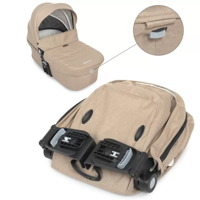 Коляска універсальна 2в1 ElCamino ME 1085 SAGA Denim Beige