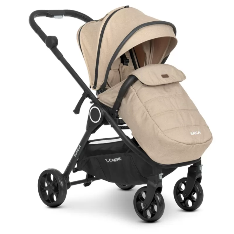 Коляска універсальна 2в1 ElCamino ME 1085 SAGA Denim Beige