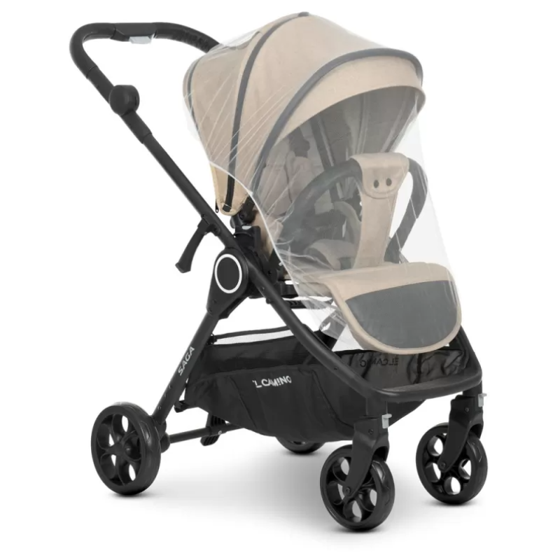 Коляска універсальна 2в1 ElCamino ME 1085 SAGA Denim Beige