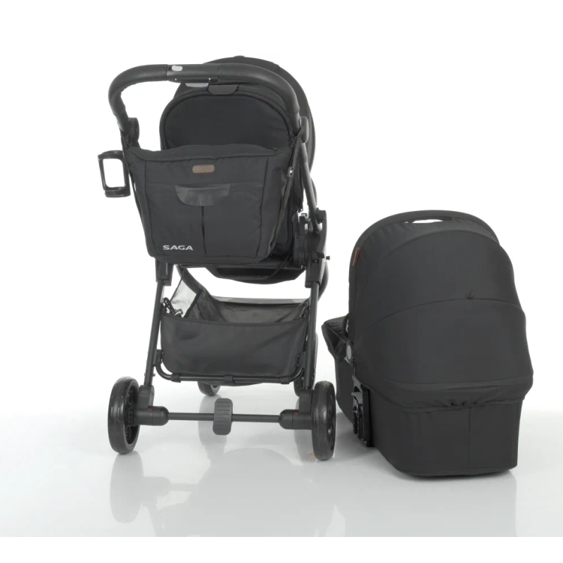 Коляска універсальна 2в1 ElCamino ME 1085 SAGA Denim Black