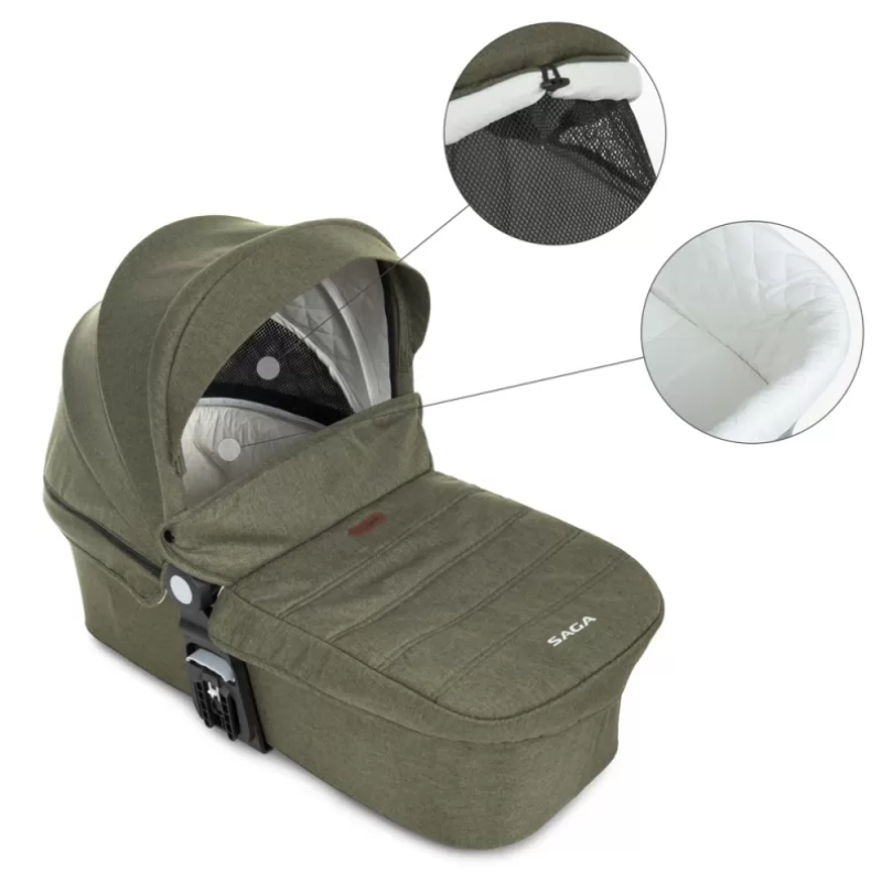 Коляска універсальна 2в1 ElCamino ME 1085 SAGA Denim Khaki