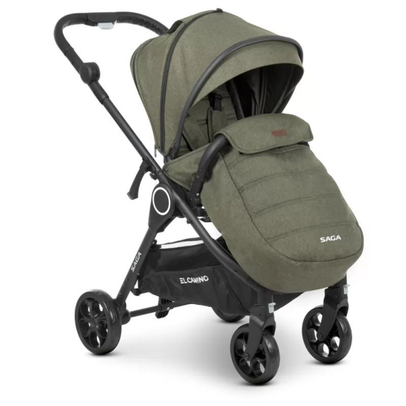 Коляска універсальна 2в1 ElCamino ME 1085 SAGA Denim Khaki