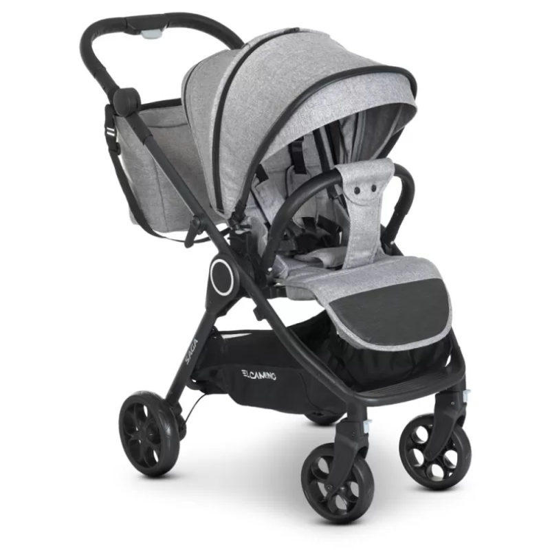 Коляска універсальна 2в1 ElCamino ME 1085 SAGA Denim Medium Gray