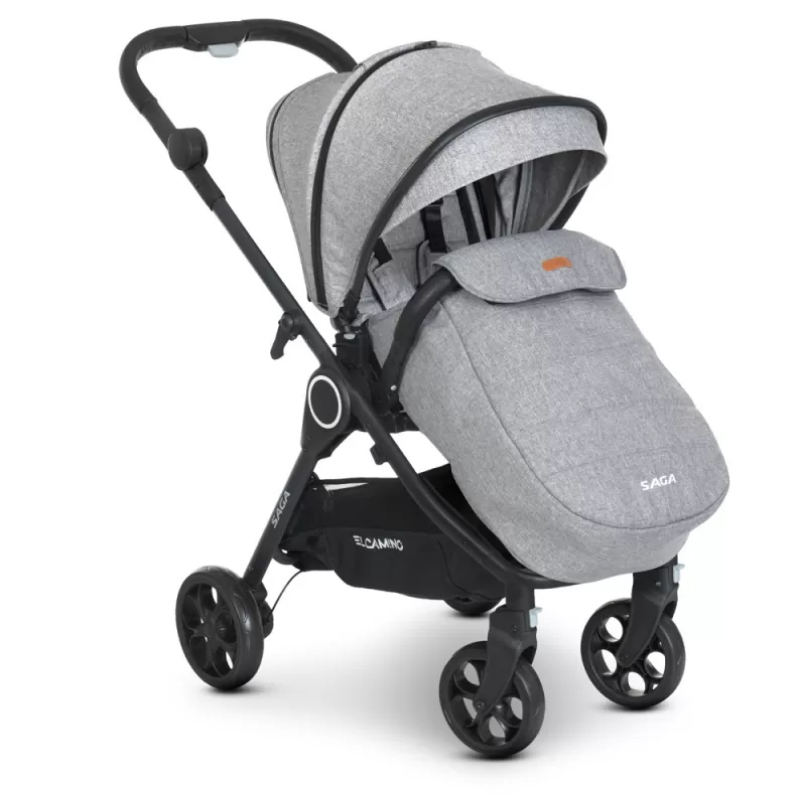 Коляска універсальна 2в1 ElCamino ME 1085 SAGA Denim Medium Gray