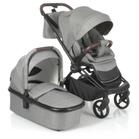 Коляска універсальна 2в1 ElCamino ME 1091-B PERSONA Gray