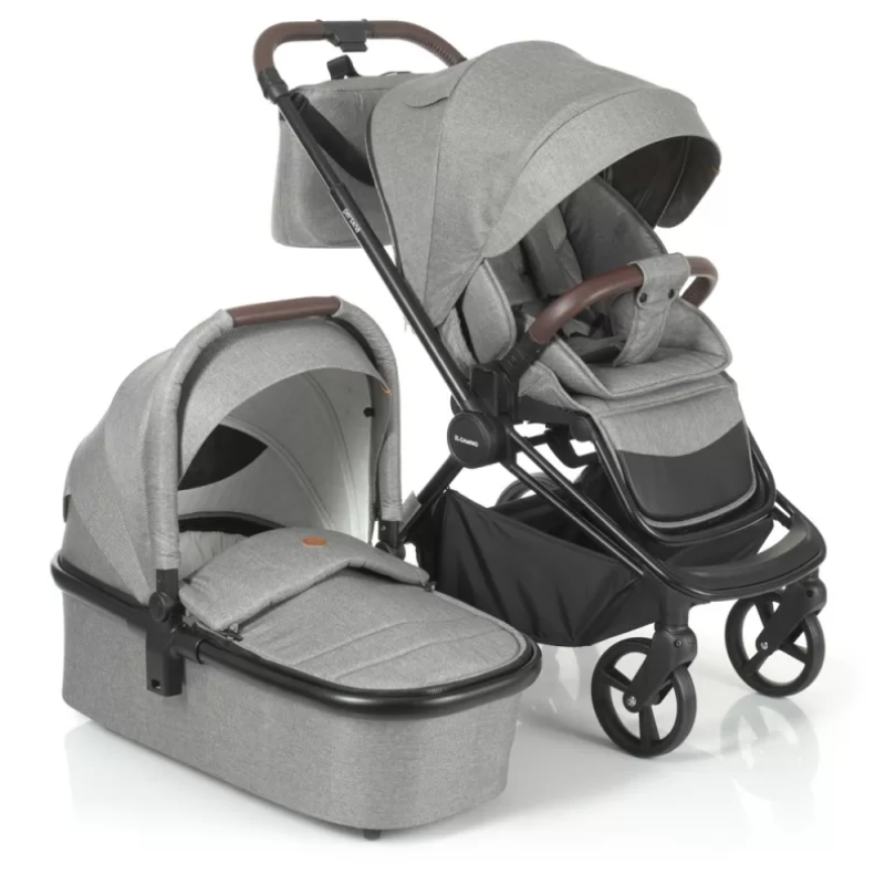 Коляска універсальна 2в1 ElCamino ME 1091-B PERSONA Gray