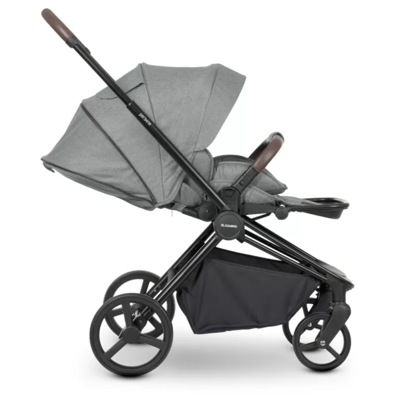 Коляска універсальна 2в1 ElCamino ME 1091-B PERSONA Gray
