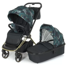 Коляска універсальна 2в1 ElCamino ME 1091-G PERSONA Black Green Palm