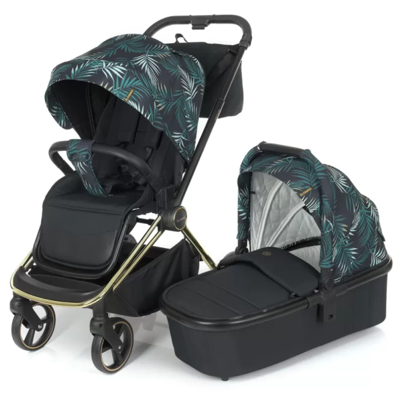 Коляска універсальна 2в1 ElCamino ME 1091-G PERSONA Black Green Palm