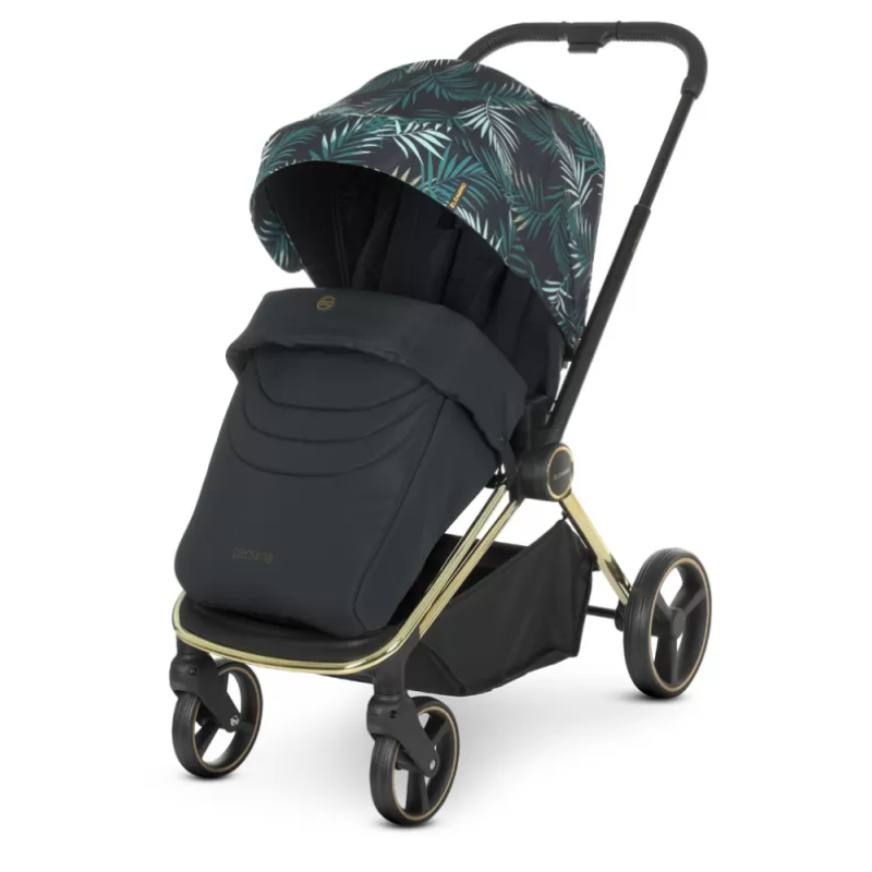 Коляска універсальна 2в1 ElCamino ME 1091-G PERSONA Black Green Palm