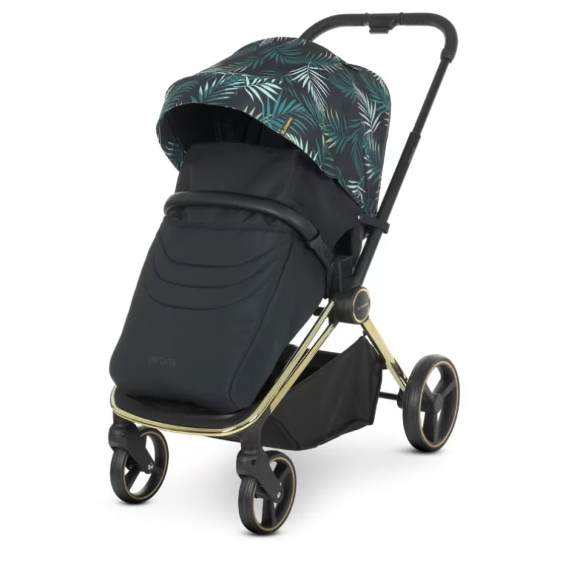 Коляска універсальна 2в1 ElCamino ME 1091-G PERSONA Black Green Palm
