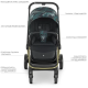 Коляска універсальна 2в1 ElCamino ME 1091-G PERSONA Black Green Palm