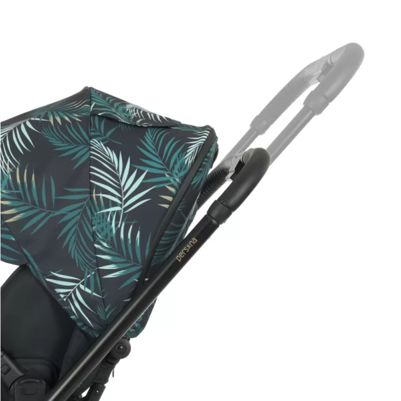 Коляска універсальна 2в1 ElCamino ME 1091-G PERSONA Black Green Palm