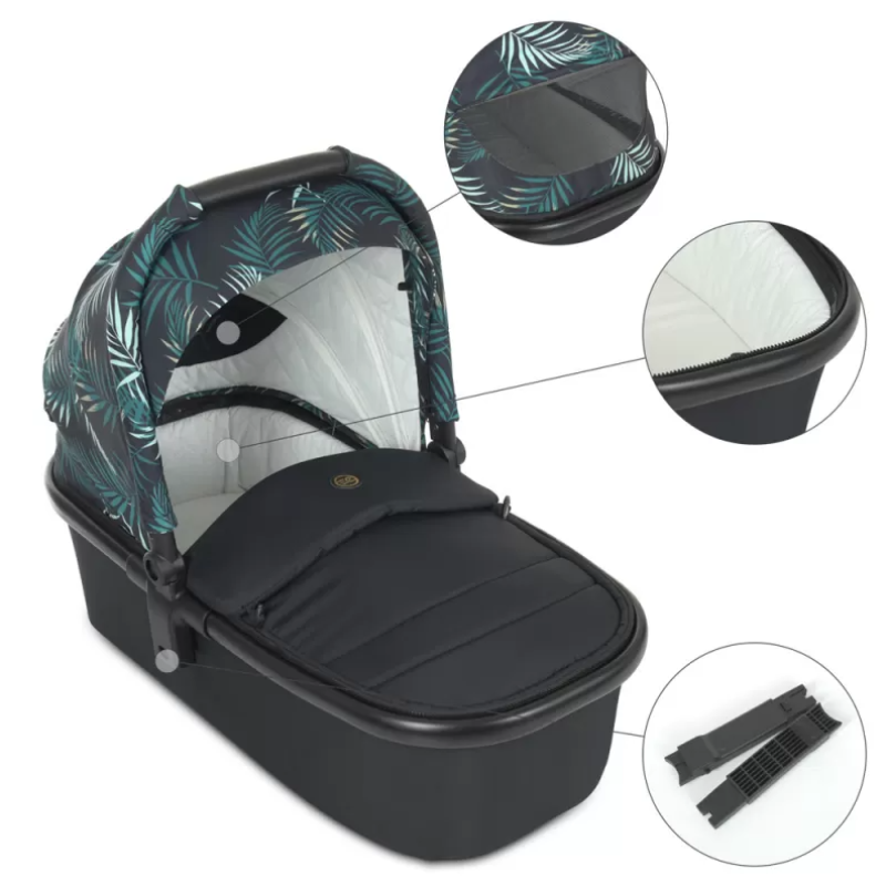 Коляска універсальна 2в1 ElCamino ME 1091-G PERSONA Black Green Palm