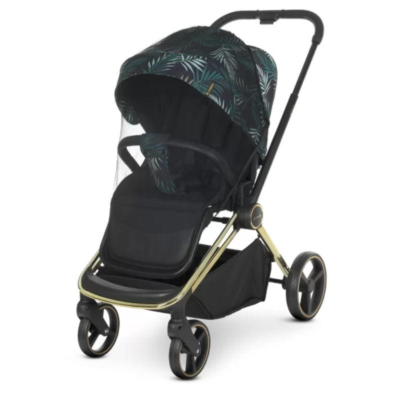 Коляска універсальна 2в1 ElCamino ME 1091-G PERSONA Black Green Palm