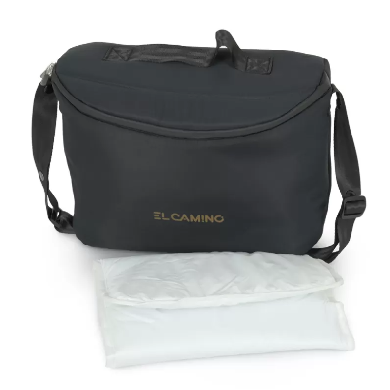 Коляска універсальна 2в1 ElCamino ME 1091-G PERSONA Black Pink Palm