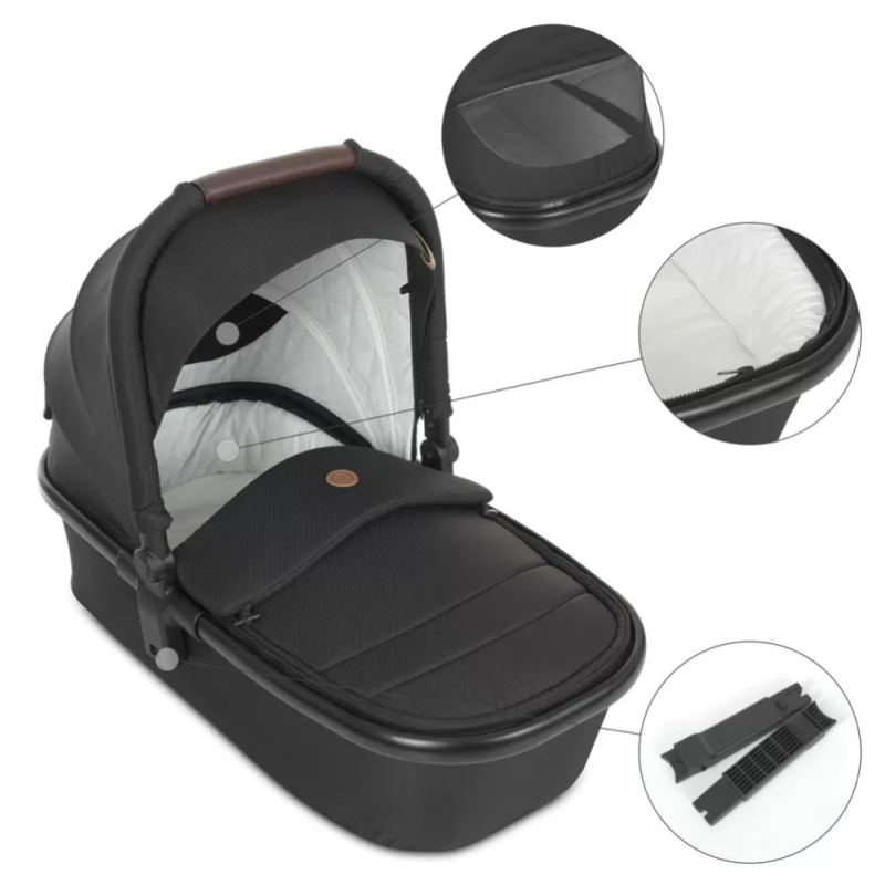 Коляска універсальна 2в1 ElCamino ME 1091-RG PERSONA Black