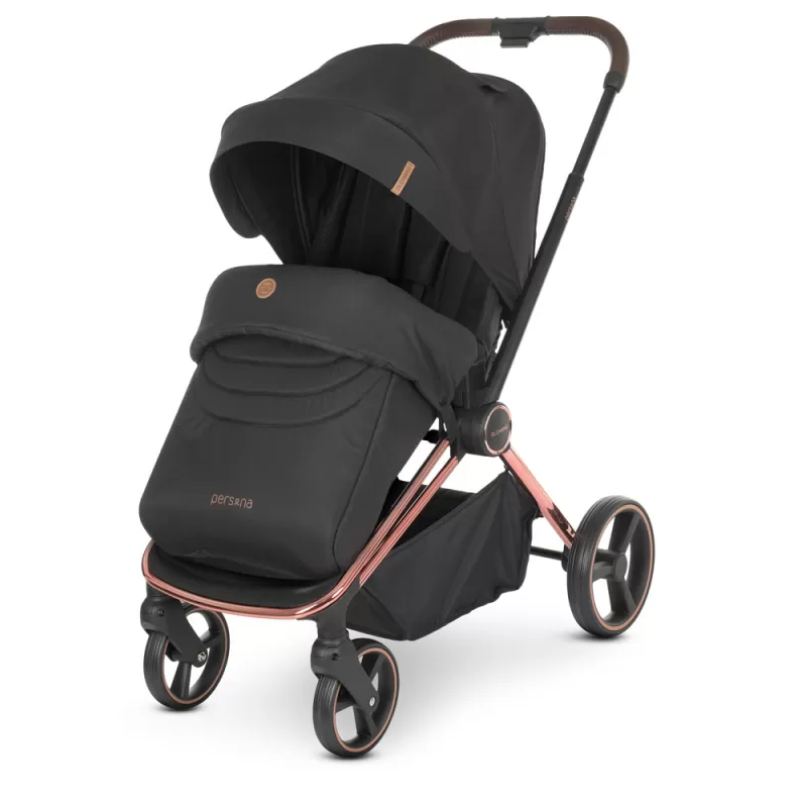 Коляска універсальна 2в1 ElCamino ME 1091-RG PERSONA Black