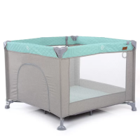 Манеж ElCamino ME 1097 CASTLE Mint Gray