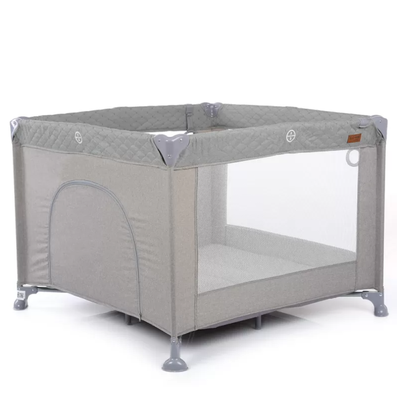Манеж ElCamino ME 1097 CASTLE Perfect Gray