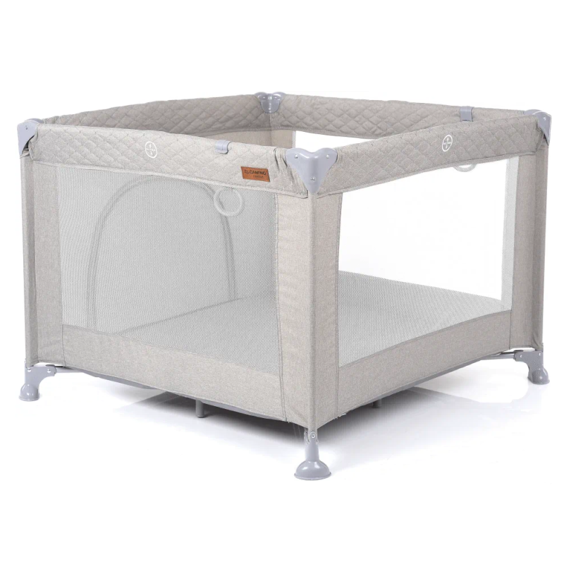 Манеж ElCamino ME 1097 CASTLE Perfect Gray