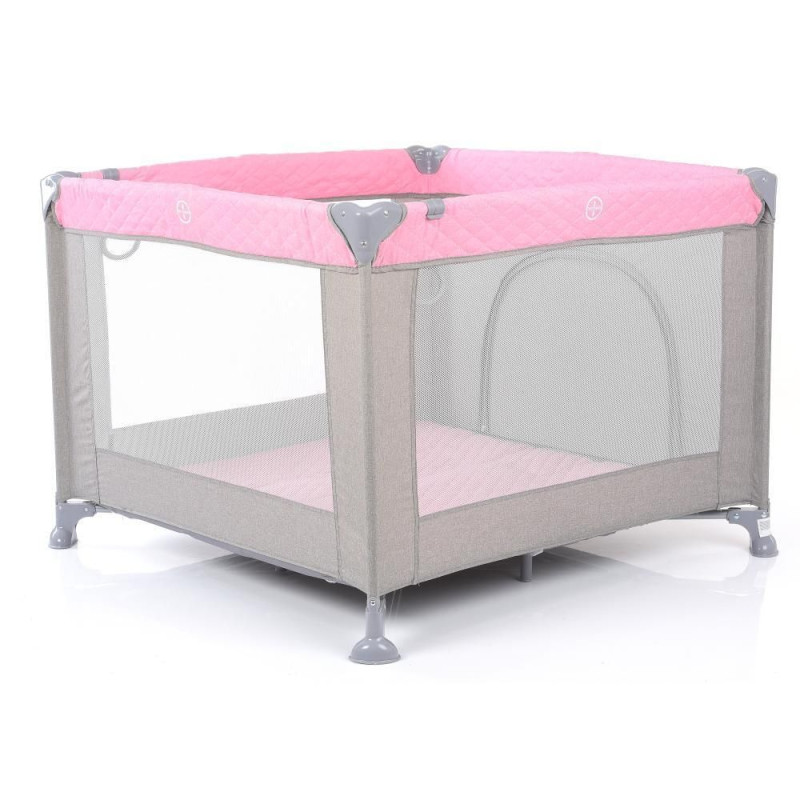 Манеж ElCamino ME 1097 CASTLE Pink Gray