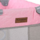 Манеж ElCamino ME 1097 CASTLE Pink Gray