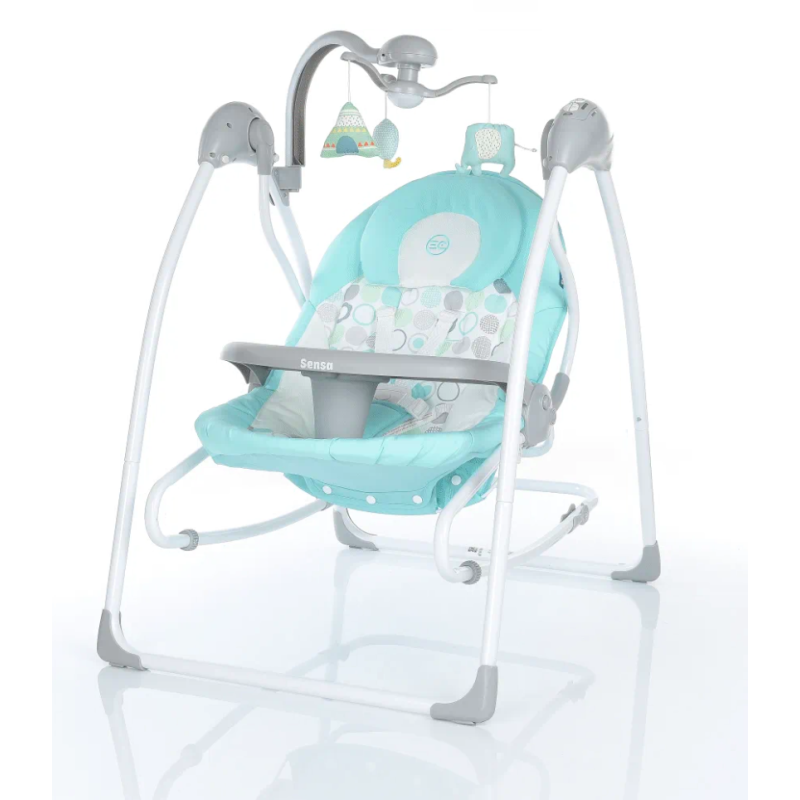 Гойдалка-шезлонг ElCamino ME 1028 SENSA Circles Aqua Mint