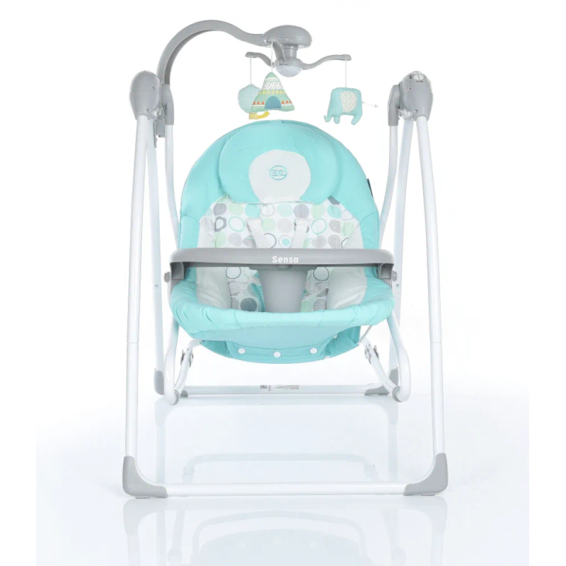 Гойдалка-шезлонг ElCamino ME 1028 SENSA Circles Aqua Mint