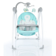 Гойдалка-шезлонг ElCamino ME 1028 SENSA Circles Aqua Mint