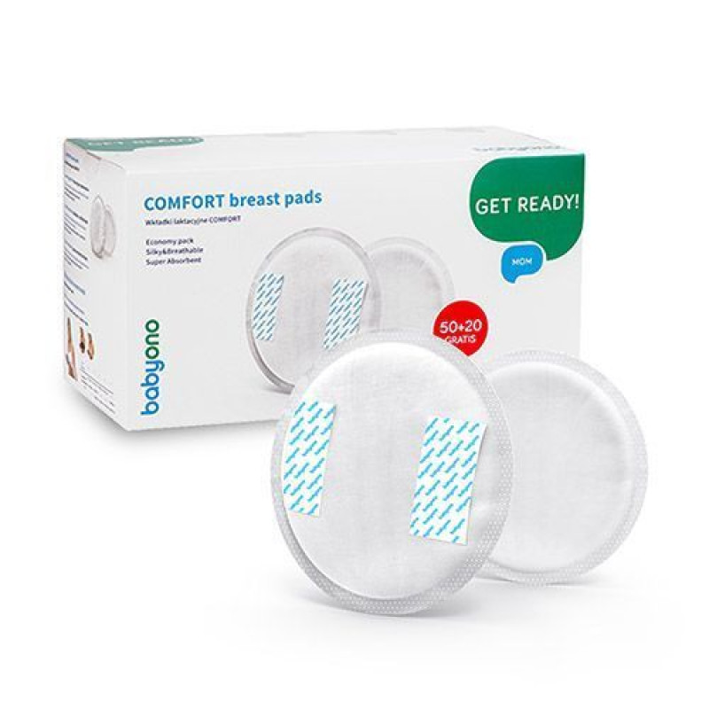 Вкладки лактаційні BabyOno Comfort (70шт./уп.) арт. 296