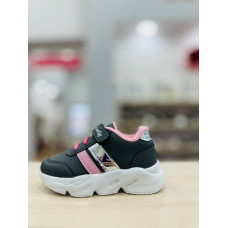 Кросівки для дівчинки Funny Baby Walkers арт.8037 р.25 сіро-рожеві