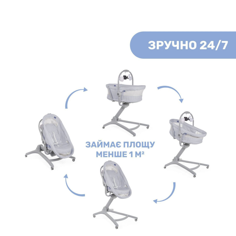 Колиска для новонародженого Chicco Baby Hug Air 4 In 1, кол. 85