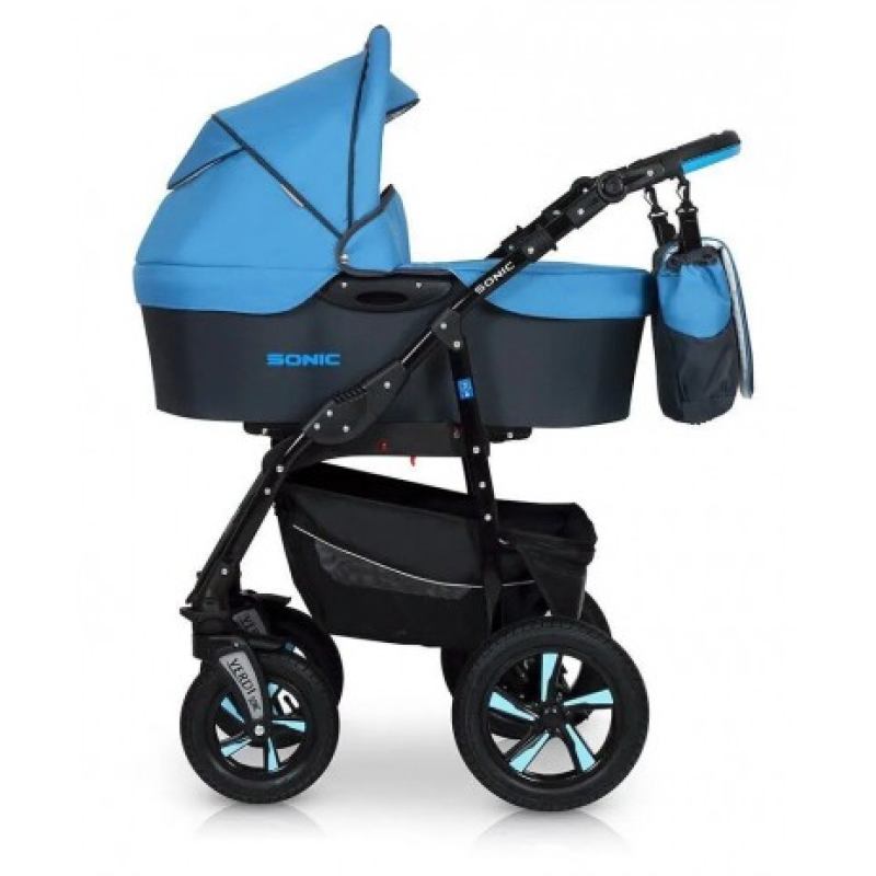 Коляска 3 в 1 Verdi Sonic 9023-VS-08, 08, блакитний