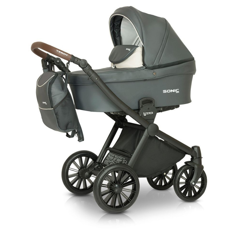 Коляска 3 в 1 Verdi Sonic Soft 9023-VSS-05, 05, графіт