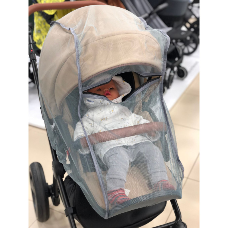 Москітна сітка Twins універсальна сіра