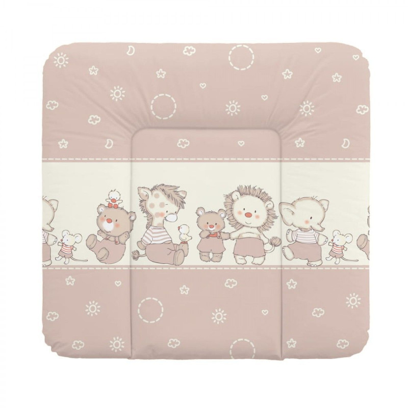 Повивальний матрац Cebababy 75x72 Basic line W-144-050-230, Качки беж, бежевий