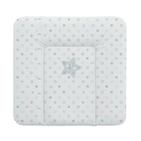 Повивальний матрац Cebababy 75x72 Basic line W-144-066-260, Зірочка сіра, сірий