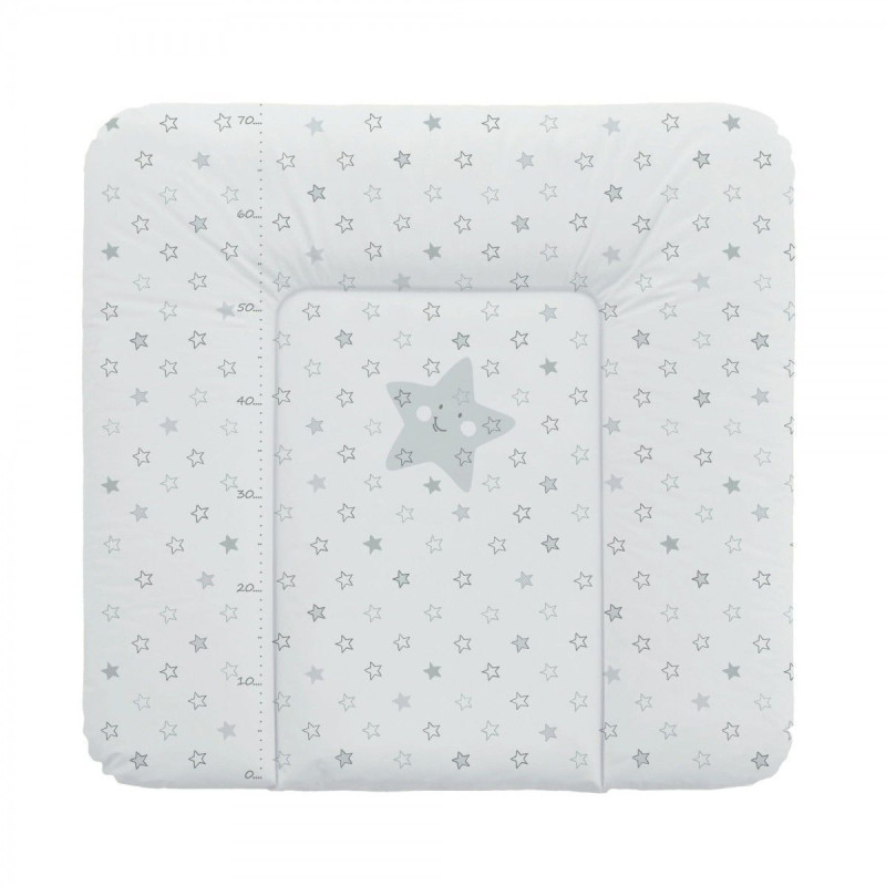 Повивальний матрац Cebababy 75x72 Basic line W-144-066-260, Зірочка сіра, сірий