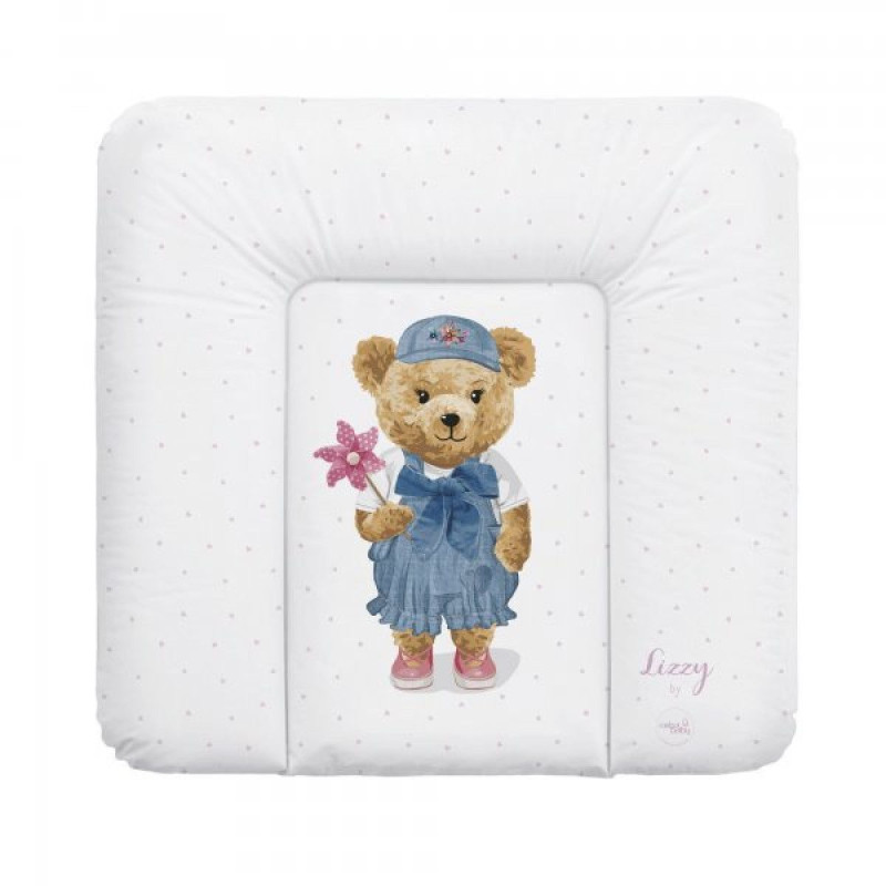 Повивальний матрац Cebababy 75x72 Fluffy Puffy W-144-132-685, Lizzy, дівчинка